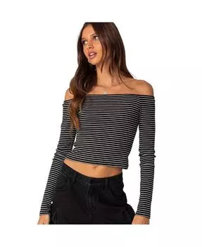 Женский топ в рубчик канареечного цвета Edikted, мультиколор