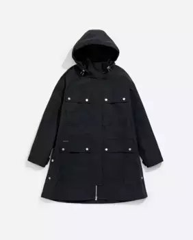 Женский тренч А-силуэта миди Bimba y Lola, черный