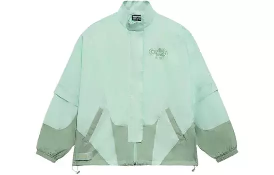 Женский тренч Badfive, цвет «волнистая вода» LINING, Water Wave Green
