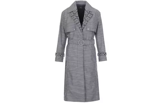 Женский тренч COACH, цвет Gray