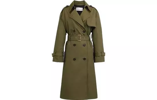 Женский тренч COACH, цвет Green