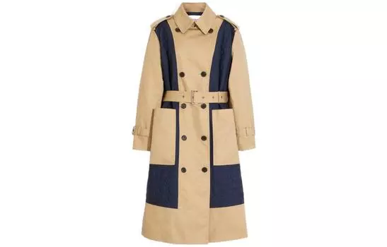 Женский тренч COACH, цвет Khaki