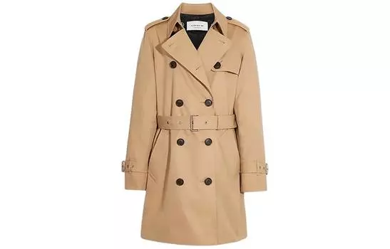 Женский тренч COACH, цвет Khaki