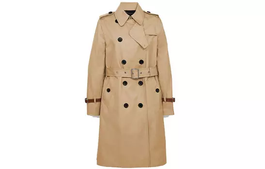 Женский тренч COACH, цвет Khaki