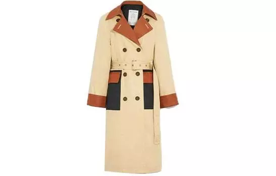 Женский тренч COACH, цвет Khaki
