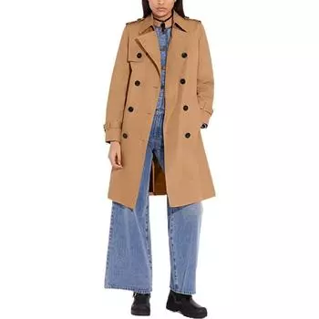 Женский тренч COACH, цвет Khaki