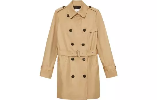 Женский тренч COACH, цвет Khaki