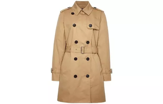 Женский тренч COACH, цвет Khaki