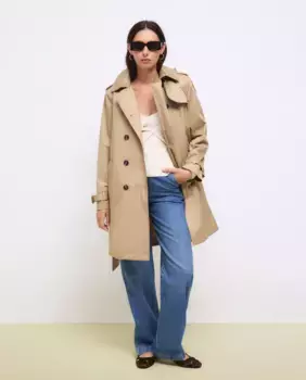 Женский тренч со съемной водоотталкивающей подкладкой Tintoretto, цвет 730 Camel