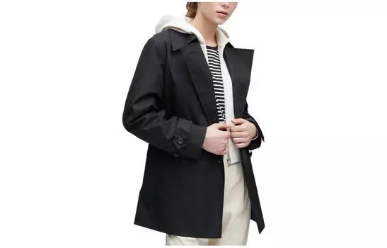 Женский тренч UNIQLO, 09 Black