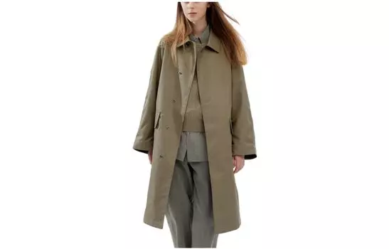 Женский тренч UNIQLO, цвет Khaki