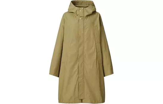 Универсальный плащ с капюшоном Uniqlo, 33 хаки