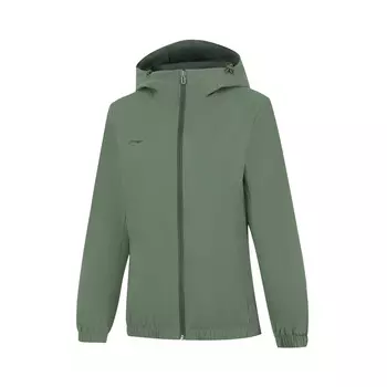 Женский тренчкот LiNing Sports Life Collection, серо-зеленый