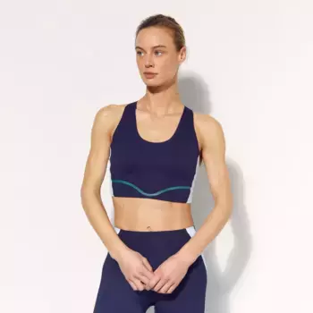 Женский тренировочный топ Boomerang, темно-синий