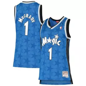 Женский трикотаж Mitchell & Ness Tracy McGrady Blue Orlando Magic 2000-01 Hardwood Classics Swingman