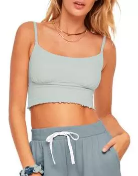 Женский трикотажный топ Karly из хлопка и джерси Adore Me, цвет smoke