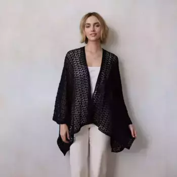 Женский трикотажный топ-ракушка Lc Lauren Conrad, черный