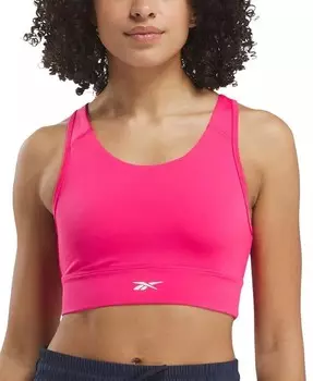 Женский ударопрочный спортивный бюстгальтер Train RBK-DRY Reebok, розовый