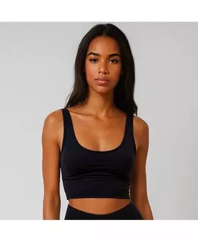 Женский удлиненный бюстгальтер для плавания Calypsa, черный