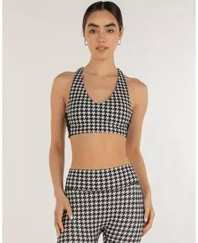 Женский удлиненный флисовый бюстгальтер Elsa с V-образным вырезом Rebody Active