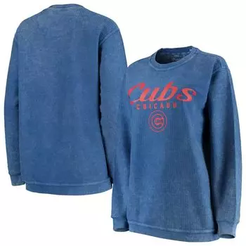 Женский удобный вельветовый пуловер G-III 4Her by Carl Banks Royal Chicago Cubs G-III