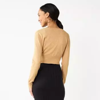 Женский укороченный кардиган с v-образным вырезом Nine West Nine West