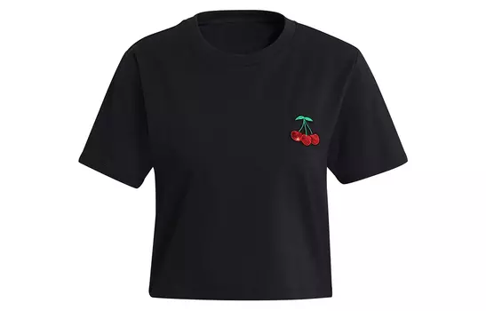 Женский укороченный топ Adidas Originals, цвет Black