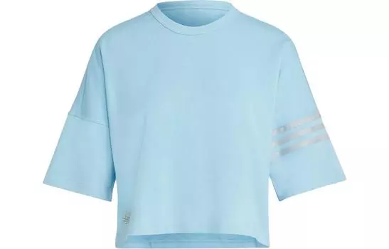 Женский укороченный топ Adidas Originals, цвет Blue