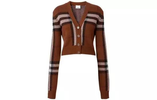 Женский укороченный топ Burberry, цвет Brown