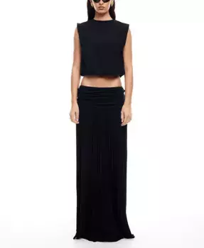 Женский укороченный топ Field Of Dreams Lioness, черный