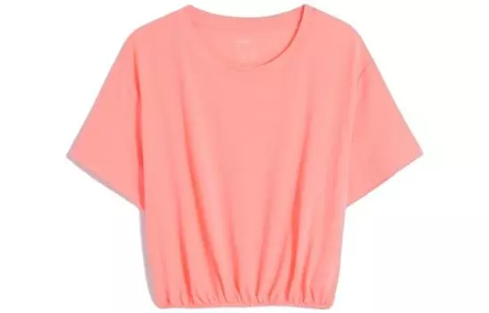 Женский укороченный топ GAP, цвет Black