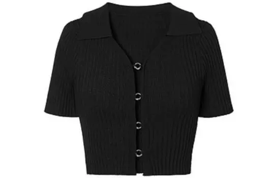 Женский укороченный топ LA CRAWFISH, Черный