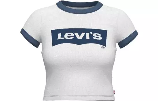 Женский укороченный топ Levis, белый