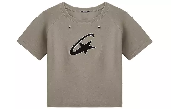 Женский укороченный топ Nnova, Темно-серый