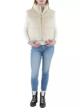 Женский укороченный жилет из веганской кожи Rebecca Minkoff, цвет natural