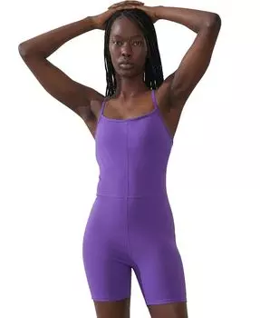 Женский ультрамягкий комбинезон со шнурком COTTON ON, фиолетовый