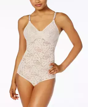 Женский утягивающий корсет с кружевом Lace N Smooth для контроля живота DF8L10 Bali, коричневый/бежевый