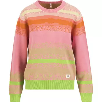 Женский уютный свитер «Рассказчик» Blutsgeschwister, цвет Colors Of Sunrise