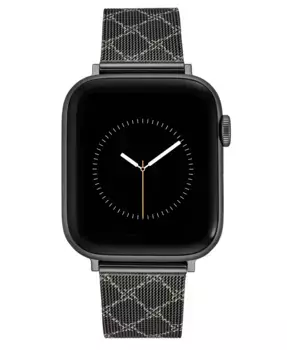 Женский узорчатый браслет из нержавеющей стали для Apple Watch 42 мм (Series 10) и 38/40/41 мм Nine West, черный