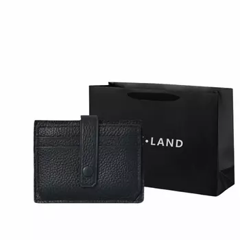 Женский визитница Pink·Land, Черный