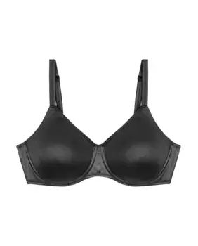 Женский вместительный бюстгальтер Triumph на косточках, черный