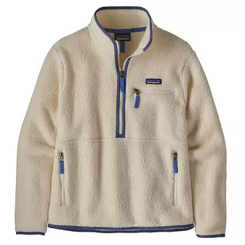 Женский ворсовый свитер с сумчатым рисунком в стиле ретро Patagonia, бежевый