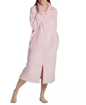 Женский вязаный халат с длинными рукавами и воротником Miss Elaine