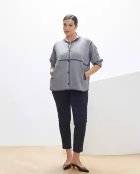 Женский вязаный кардиган Couchel, цвет 820 Gris Medio