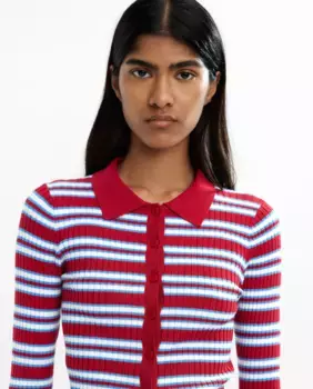 Женский вязаный кардиган с полосатым принтом Parfois, мультиколор