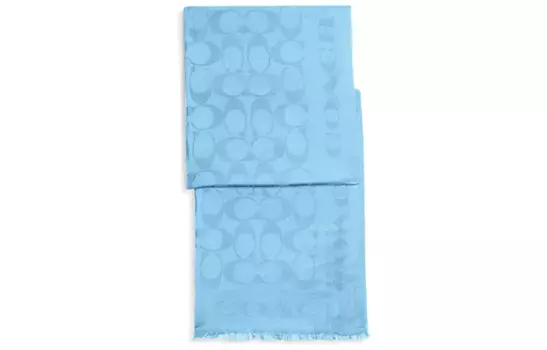 Женский вязаный шарф COACH, Blue