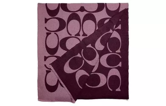 Женский вязаный шарф COACH, Purple