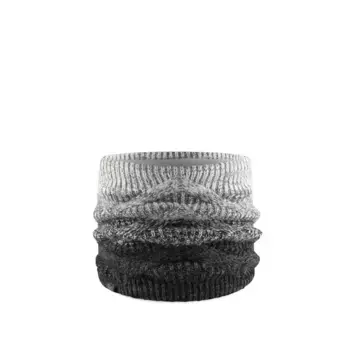 Женский вязаный шарф Masha Grey Buff, серый