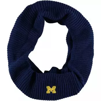 Женский вязаный шарф с капюшоном ZooZatz Michigan Wolverines Infinity