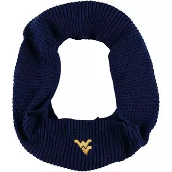 Женский вязаный шарф с капюшоном ZooZatz West Virginia Mountaineers Infinity Scarf
